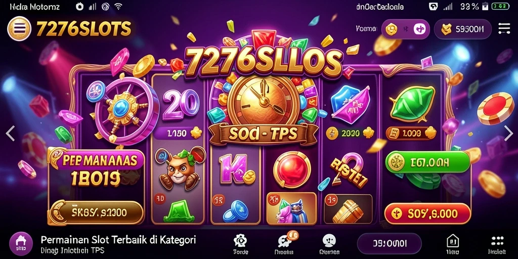 Tampilan gameplay menarik dalam 7276SLOTS yang menampilkan keseruan bermain slot.