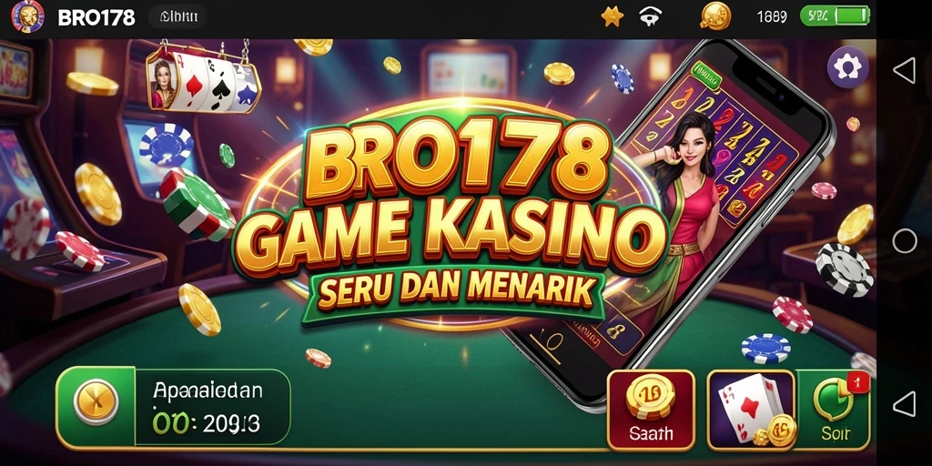 Screenshot gameplay BRO178 yang menunjukkan keseruan permainan Kasino.