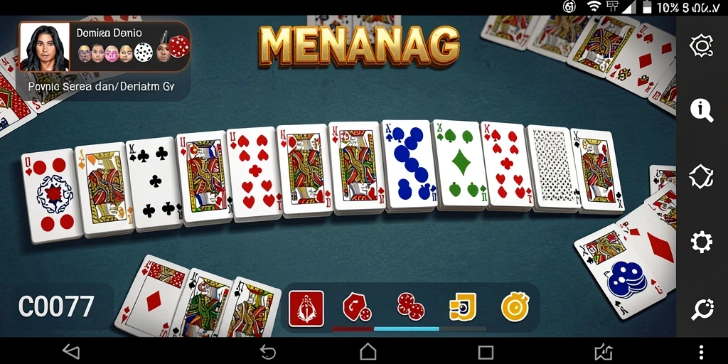 Tampilan gameplay menarik dari C0077 dengan efek visual menawan.
