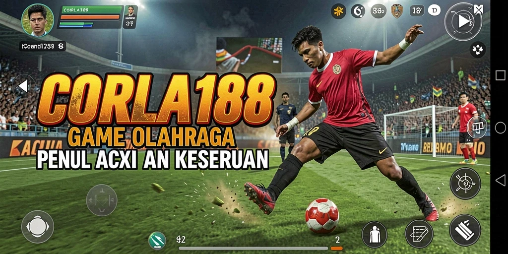 Tampilan gameplay SERU dari CORLA188 dengan aksi olahraga yang mendebarkan.