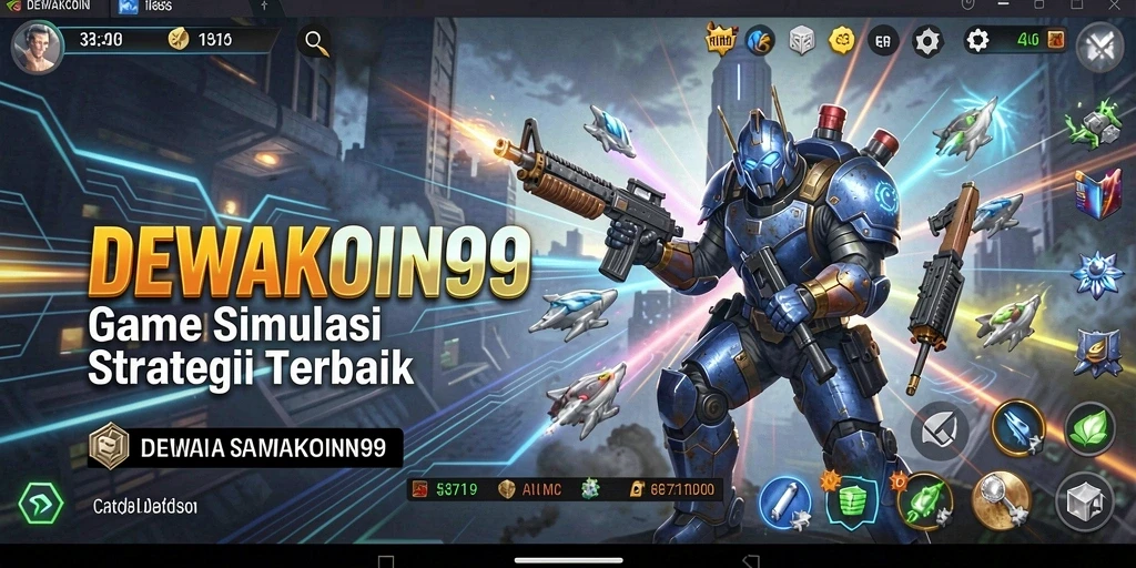 Tampilan gameplay DEWAKOIN99 yang menakjubkan dan mendebarkan.