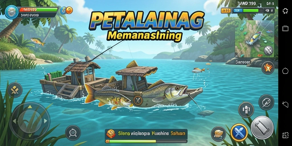 Tampilan menarik dari gameplay memancing di DMD999 yang mengasyikkan.