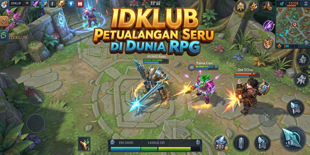 Tampilan gameplay seru dan grafis memukau di IDKLUB.