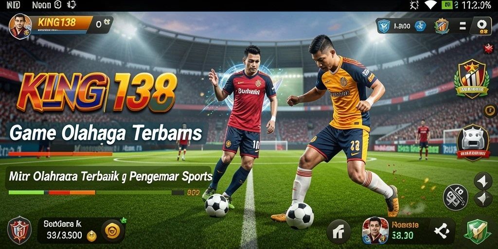 Screenshot gameplay KING138 yang menunjukkan aksi olahraga kompetitif.