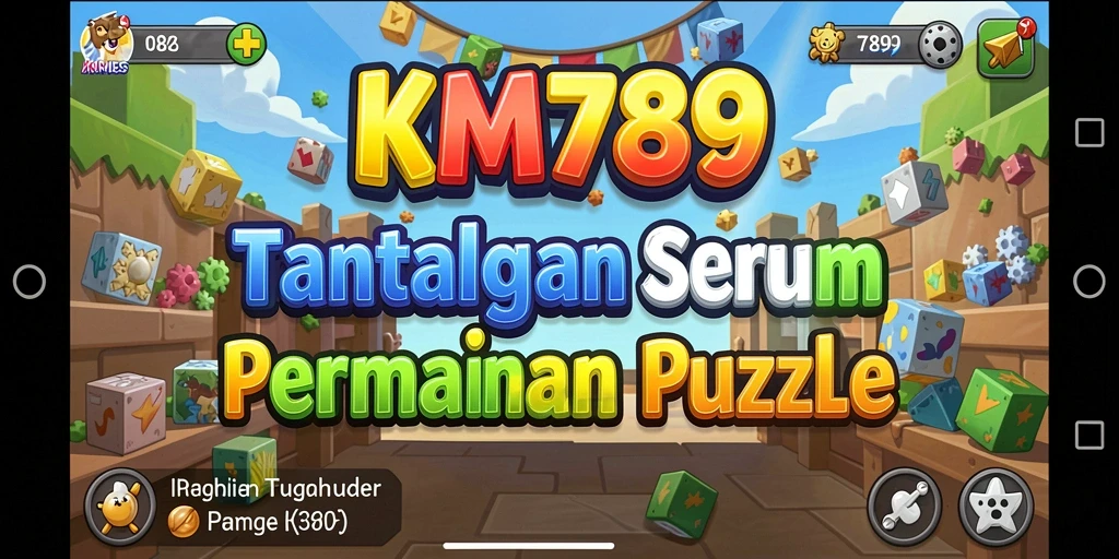 Screenshot gameplay KM789 menampilkan tantangan seru dalam permainan puzzle.