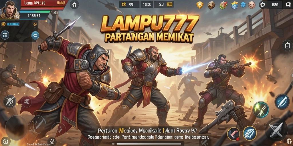 Gameplay seru dan menegangkan di LAMPU777 Battle Royale.