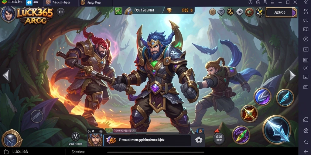 Tampilan gameplay LUCK365 yang menarik dan penuh aksi.