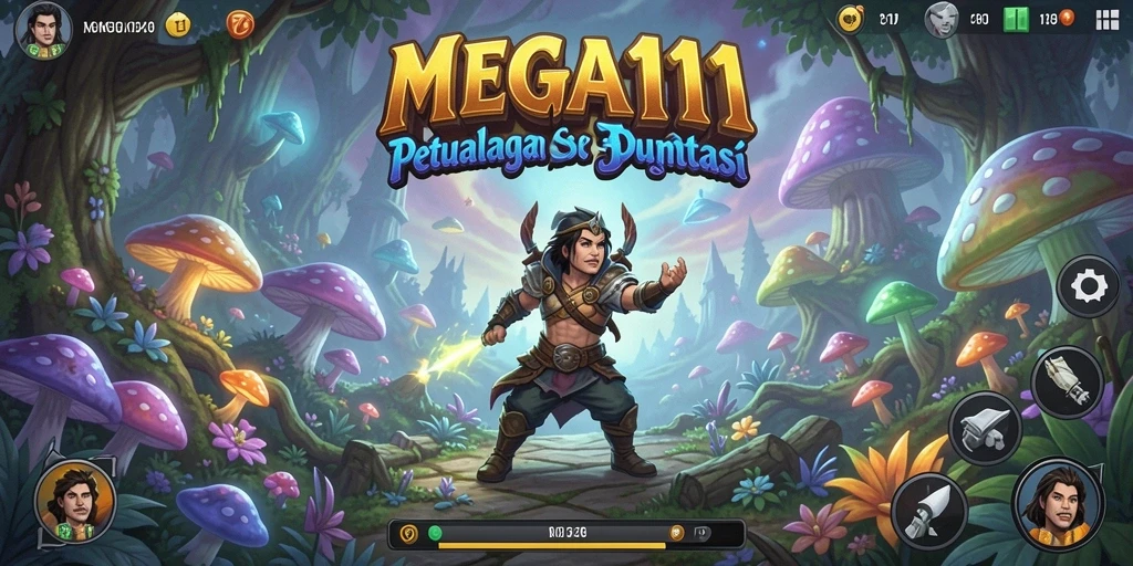 Tampilan gameplay RPG MEGA111 yang menakjubkan dan mendalam.