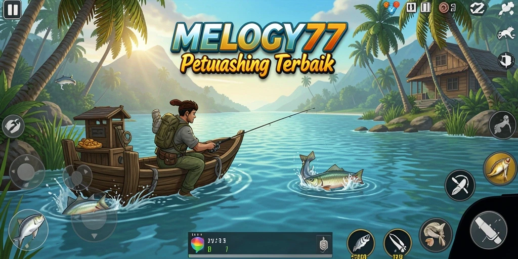 Tangkapan ikan besar dalam gameplay MELODY77 yang menantang.