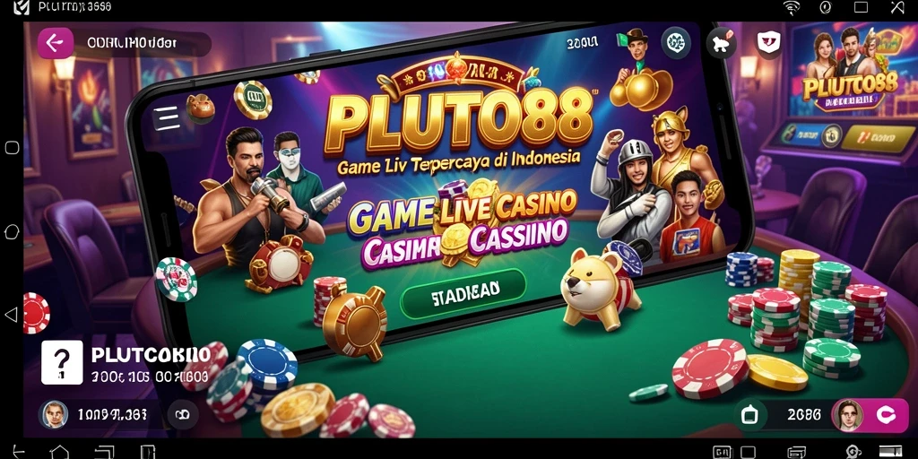 Screenshot gameplay Live Casino PLUTO88 yang menarik dan interaktif.