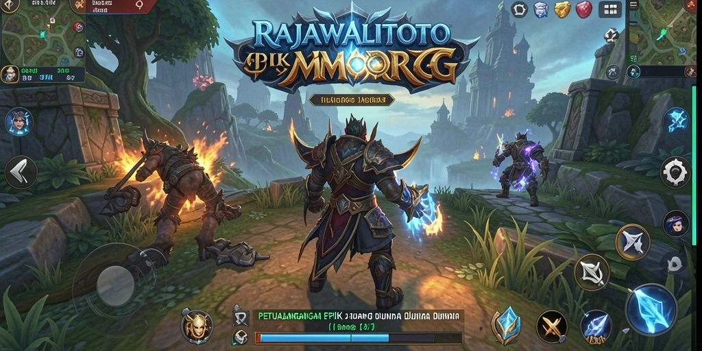 Tampilan gameplay yang menarik dan penuh aksi di RAJAWALITOTO.