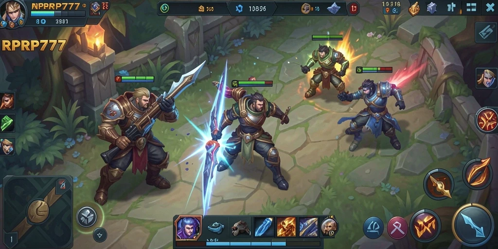 Tampilan menarik dari gameplay seru di RPRP777