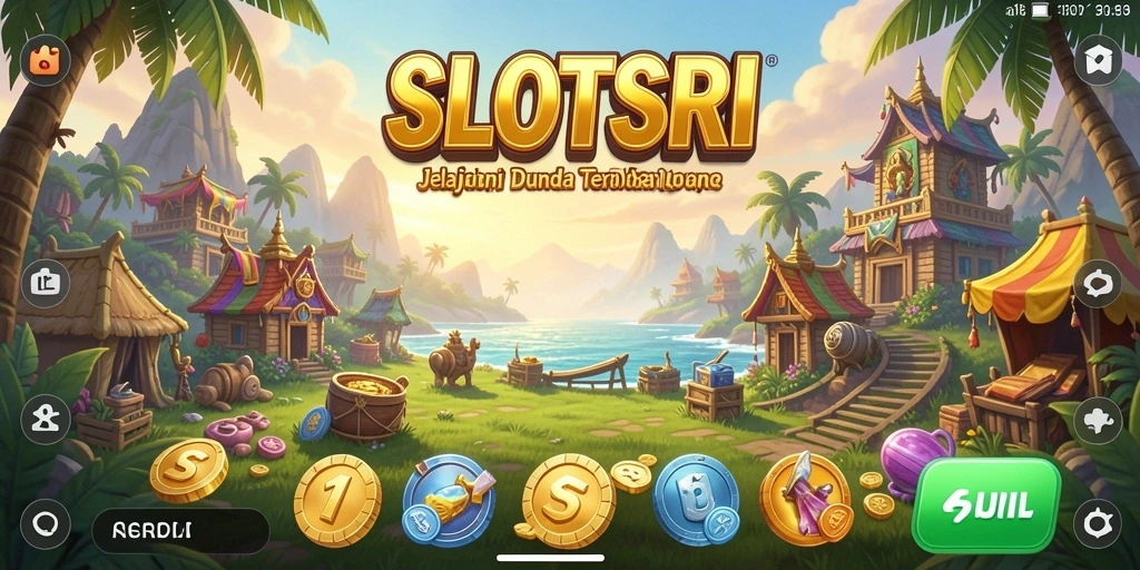 Tangkapan layar menunjukkan petualangan epik dalam dunia terbuka SLOTSRI.