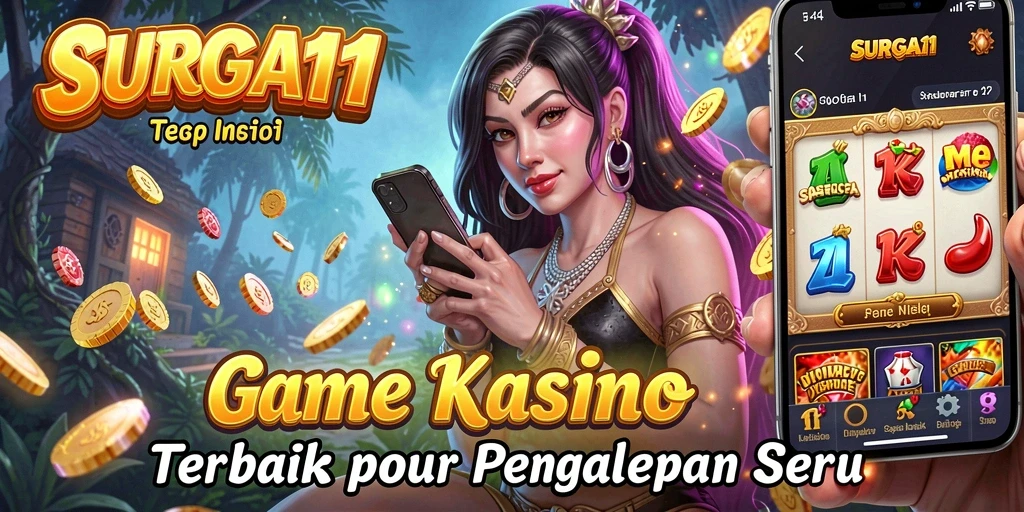Tampilan menawan dari gameplay Kasino di SURGA11.